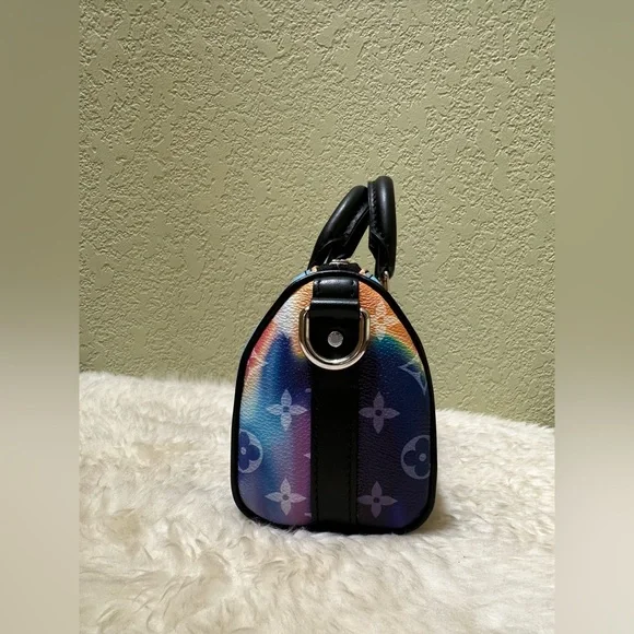 Louis Vuitton Keepall XS Sunset Monogram Canvas Bandouliere Bag Virgil Limited - Picture 4 of 15